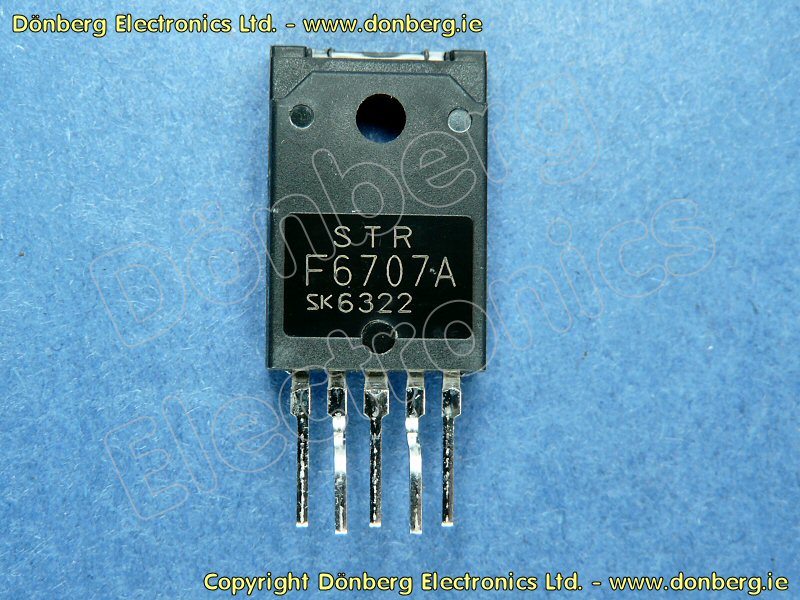 Semiconductor: STRF6707 (STRF 6707) - REGULADOR DE CONMUTACIÓN = 6707...